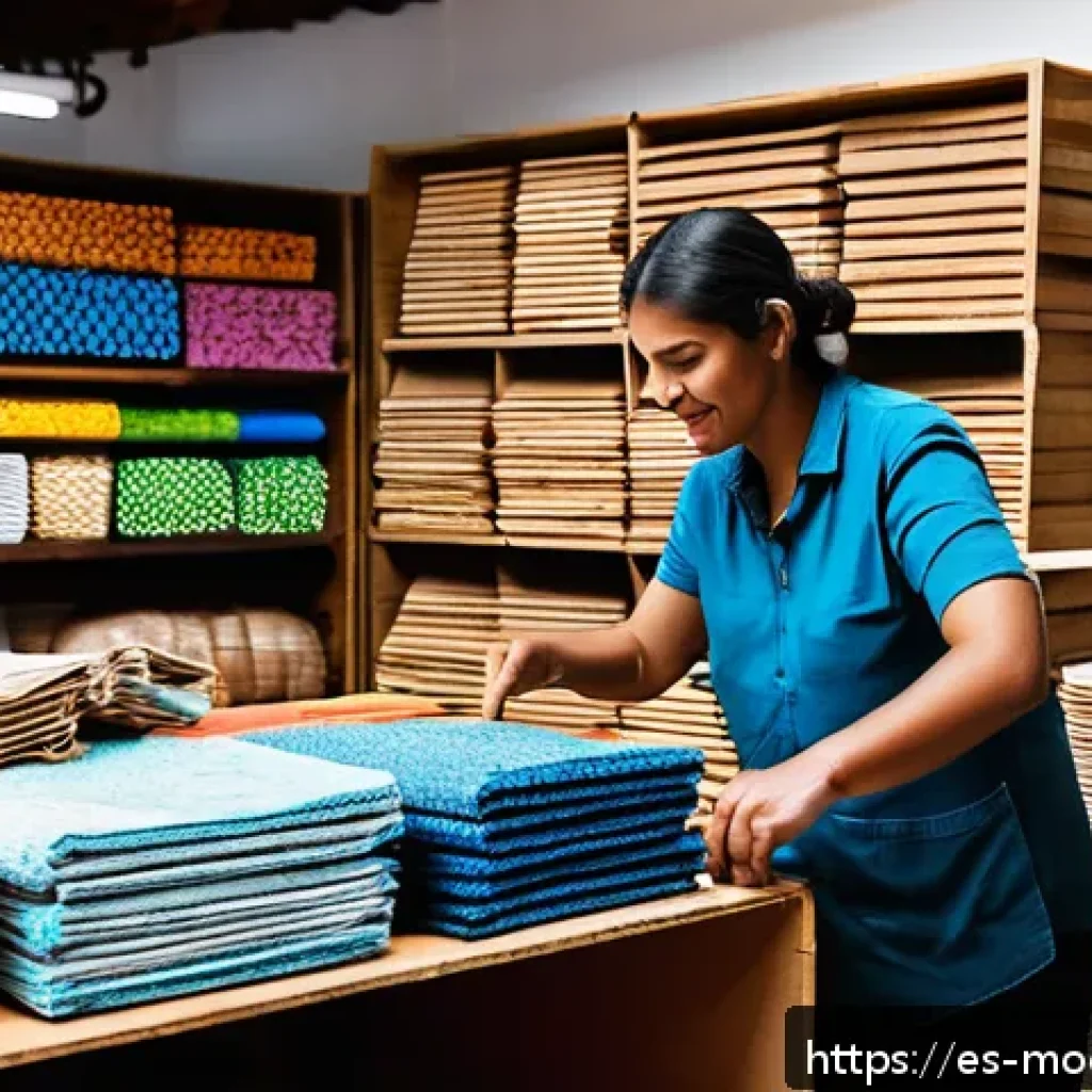 지속 가능한 자원의 활용과 비즈니스 모델 - A vibrant urban workshop scene in a Latin American city where artisans craft unique furniture from r...