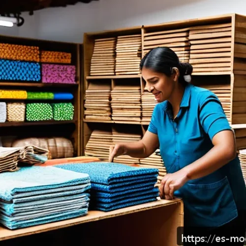 Home 33 지속 가능한 자원의 활용과 비즈니스 모델 - A vibrant urban workshop scene in a Latin American city where artisans craft unique furniture from r...